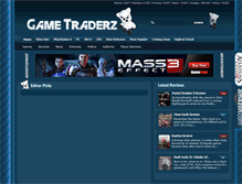 Tablet Screenshot of gametraderz.com